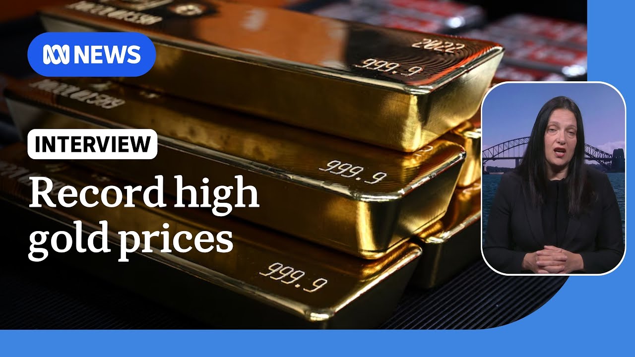 Gold price surges to a record high amid economic instability | ABC NEWS