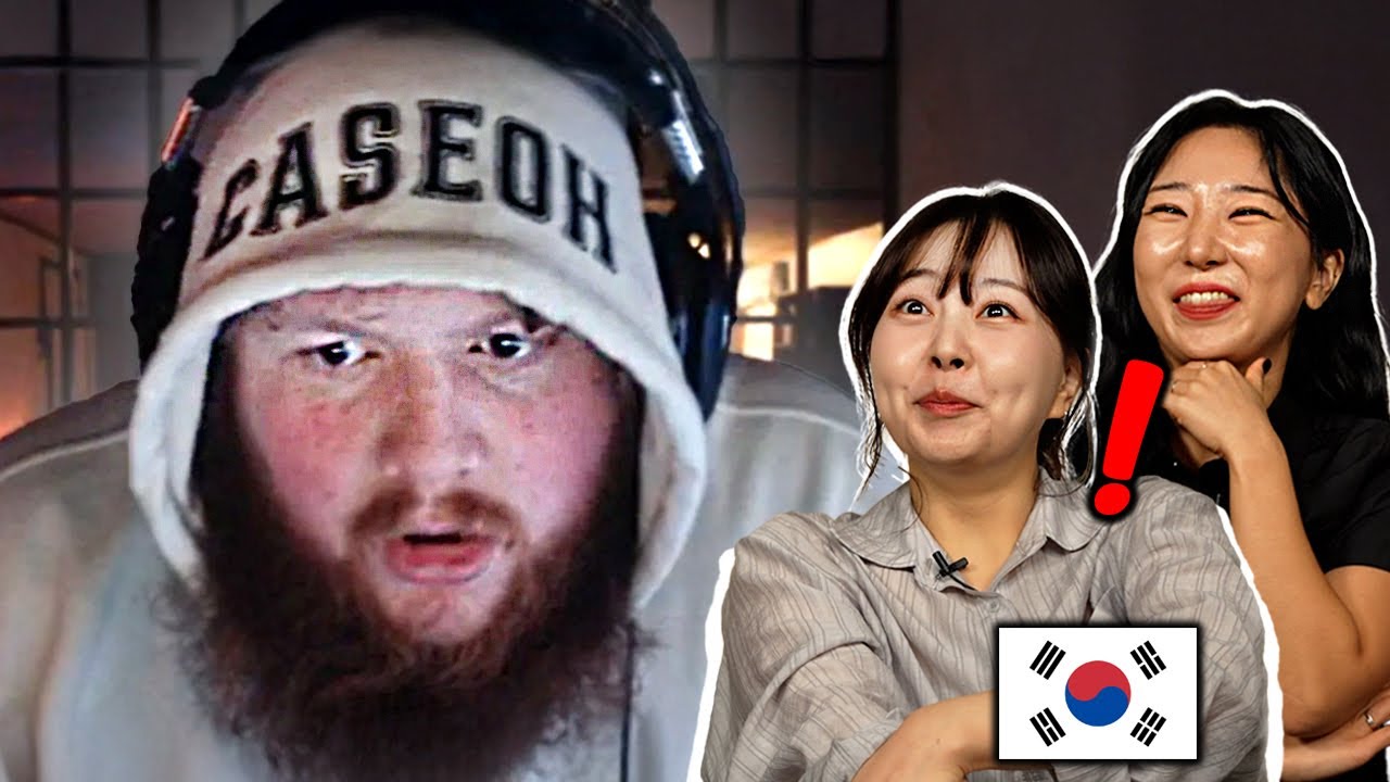 Korean Girls React to Caseoh for the First Time 🎥