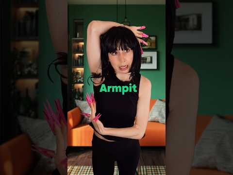 ✨Body parts in English. ❤️ #learnenglish #english