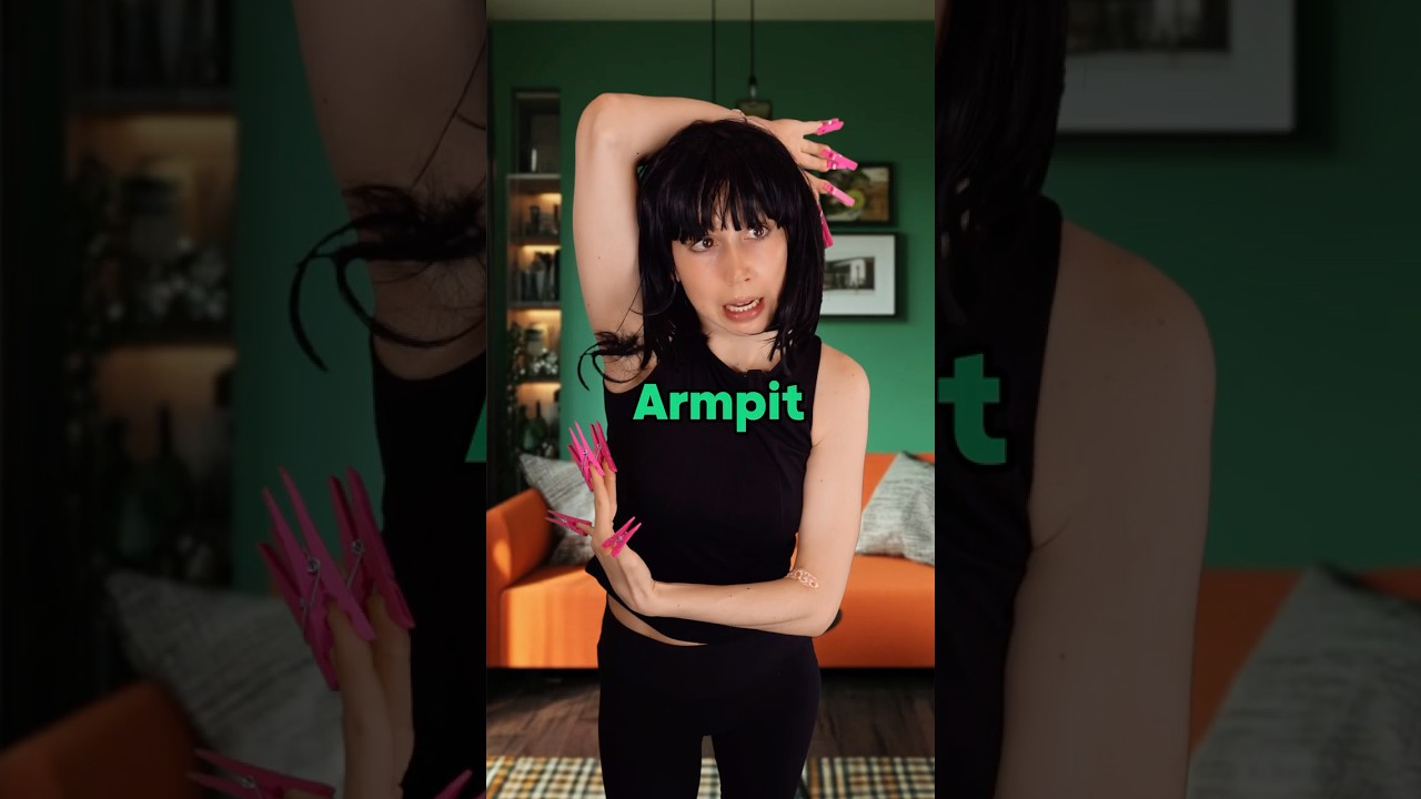 Master English Body Parts: Armpit, Chest, Toes & More! 🧍‍♂️