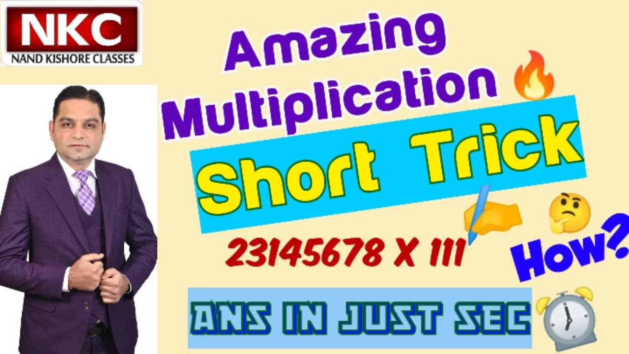 Quick Multiplication Trick for Any Number with 111
