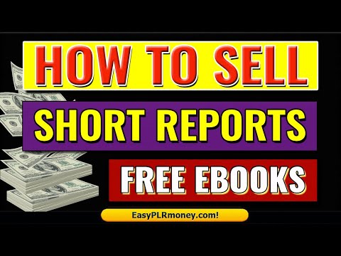 How to Sell Short Reports | Sell Short Pdf Reports | Profit From Short Pdf Reports