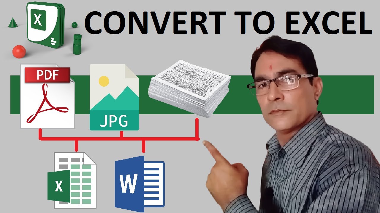 PDF to Excel Conversion in Hindi ๐โก๏ธ๐