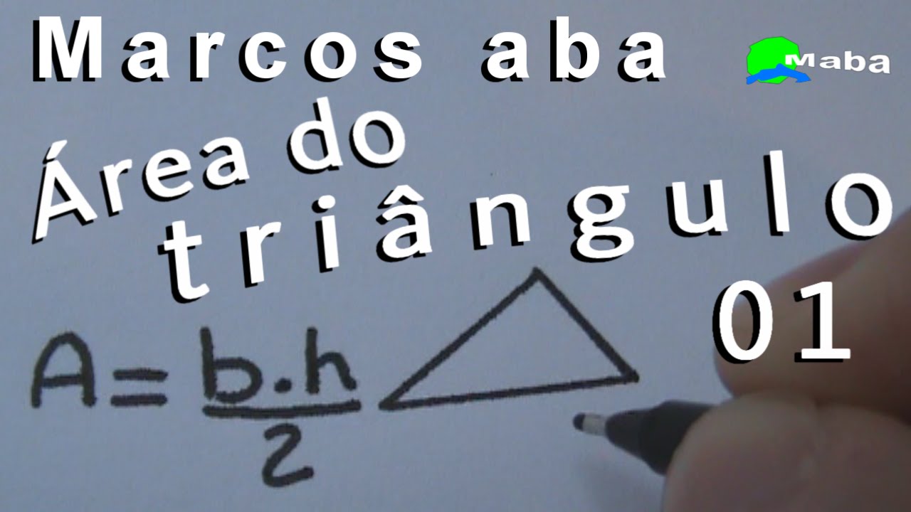 Aprenda a Encontrar a Área do Triângulo com Marcos Aba 🧮
