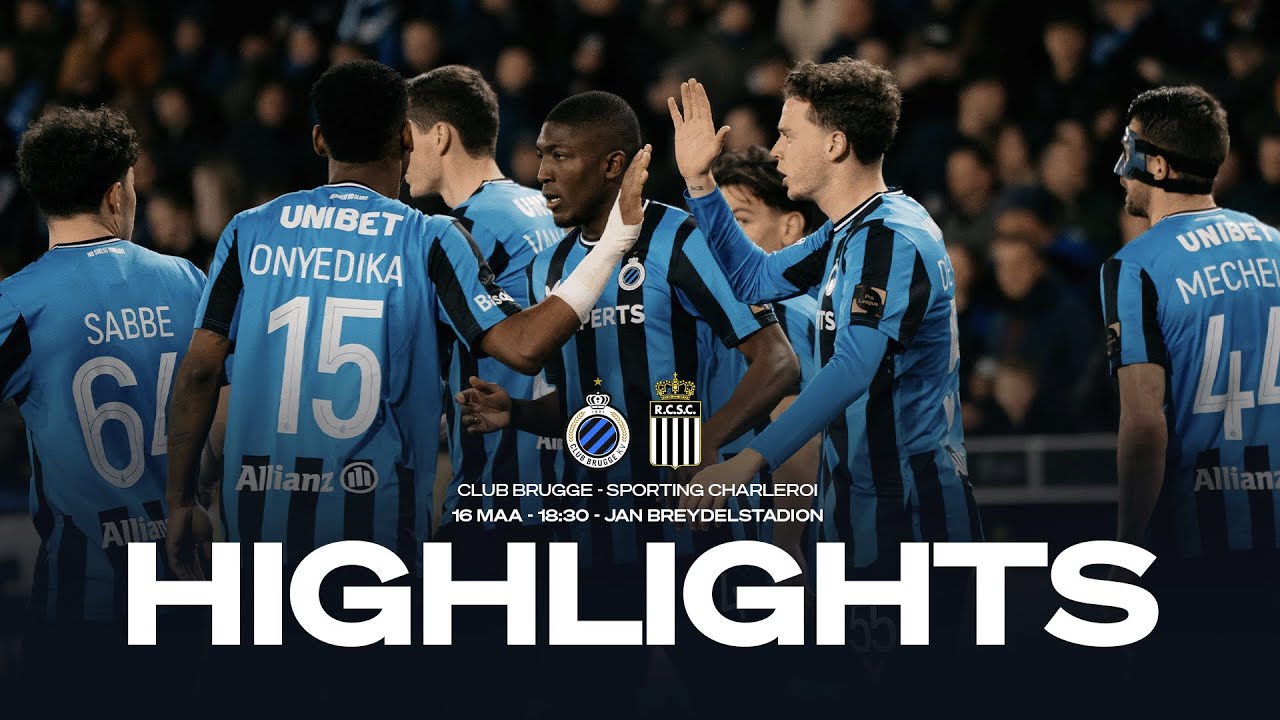 Club Brugge vs Charleroi Highlights 2024/25 ⚽
