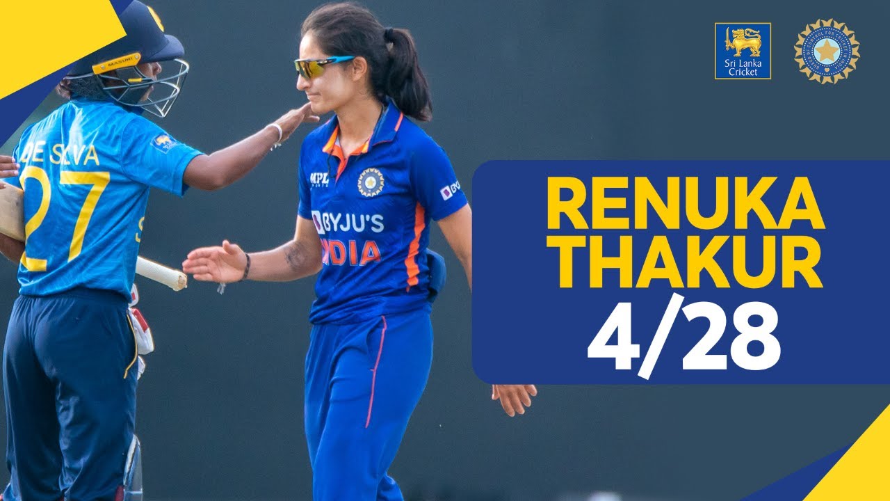 Renuka Thakur Shines with 4 Wickets in India Women’s 2nd ODI vs Sri Lanka 🇱🇰