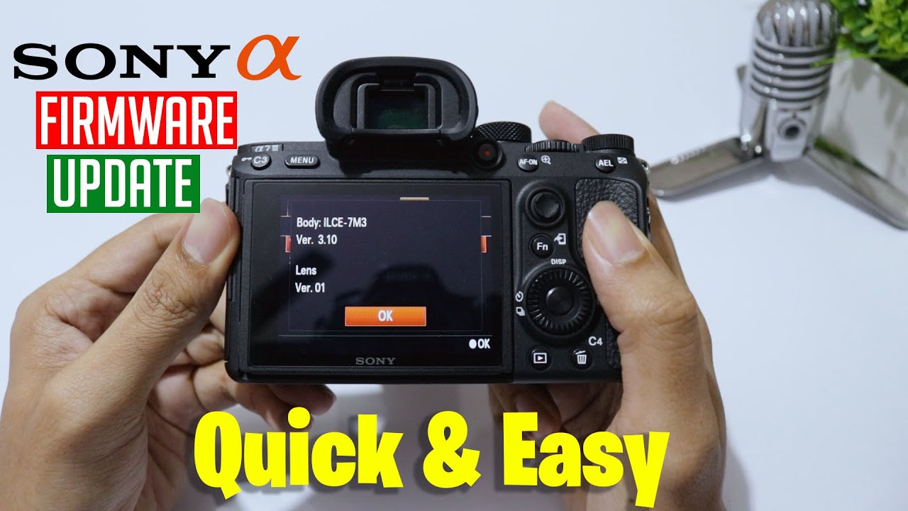 Sony Alpha Camera Firmware Update Guide 2020 🔧