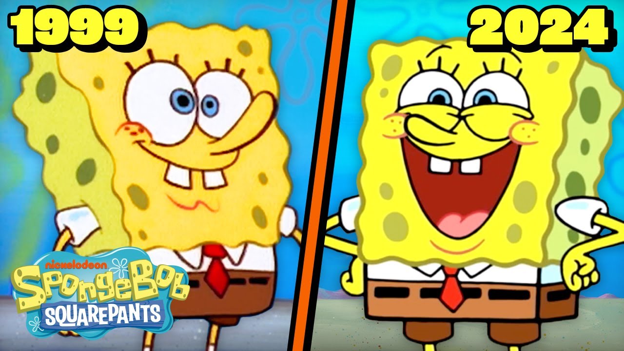 SpongeBob Characters Then & Now 🎥 | 52 Min Compilation