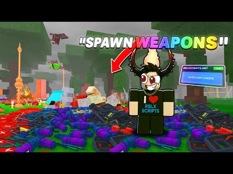 Using HACKS to BRING EVERY WEAPON in 99 Nights in the Forest Script!