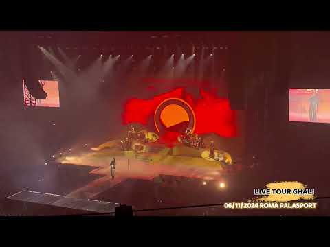 Ghali Live Tour 2024 Roma Palasport Italy Highlights 4k