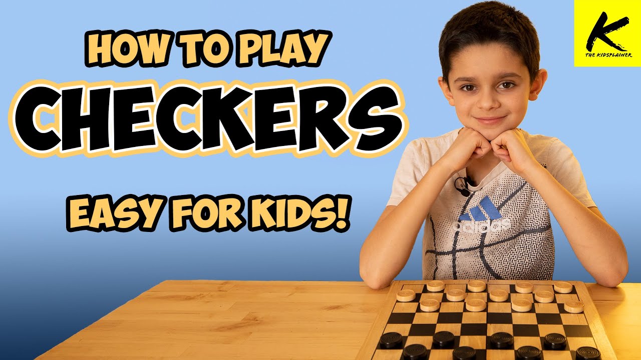Learn How to Play Checkers 🟡 - Easy for Kids