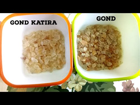 Difference Between Gond Katira & Gond | Tragacanth Gum & Acacia Gum | Health Benefits