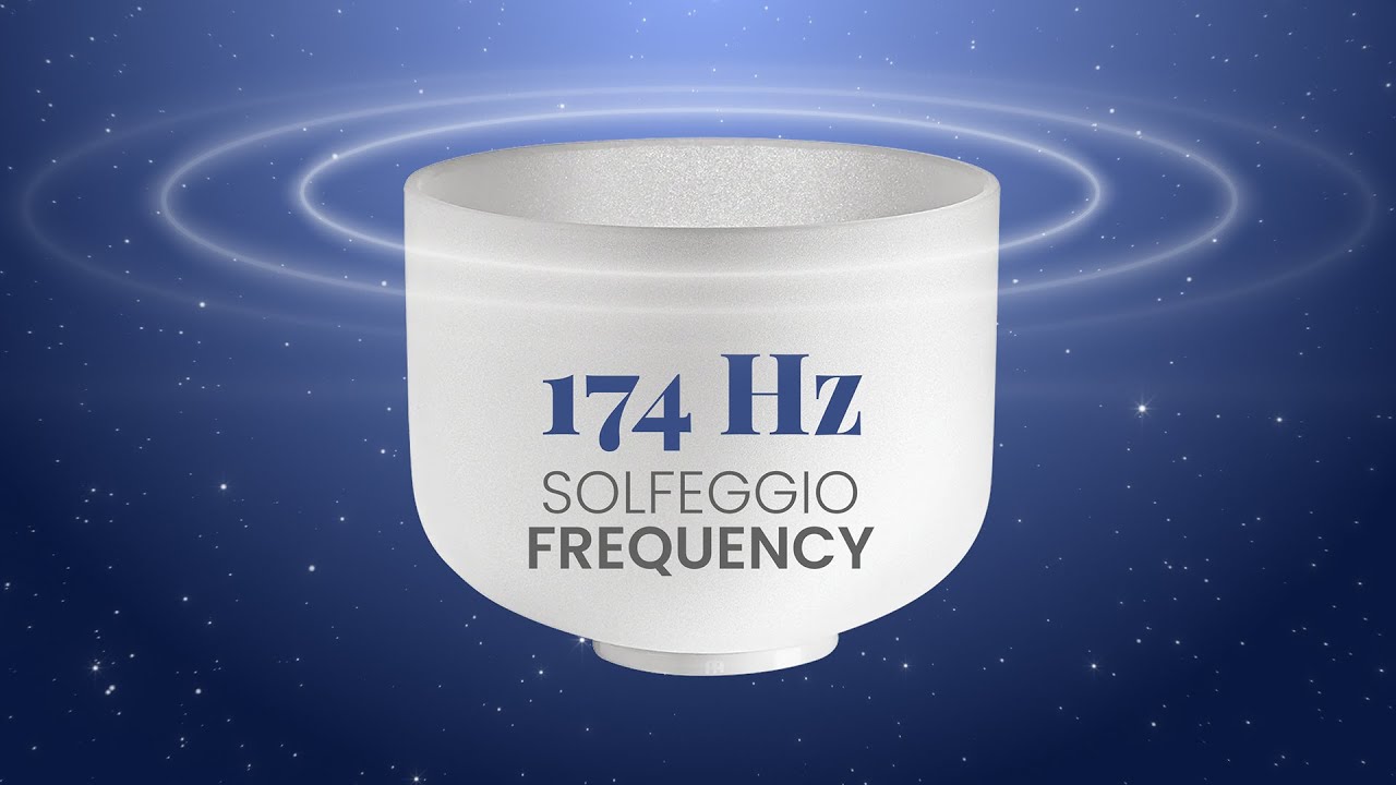 174 Hz Solfeggio Crystal Bowl for Relaxation & Pain Relief