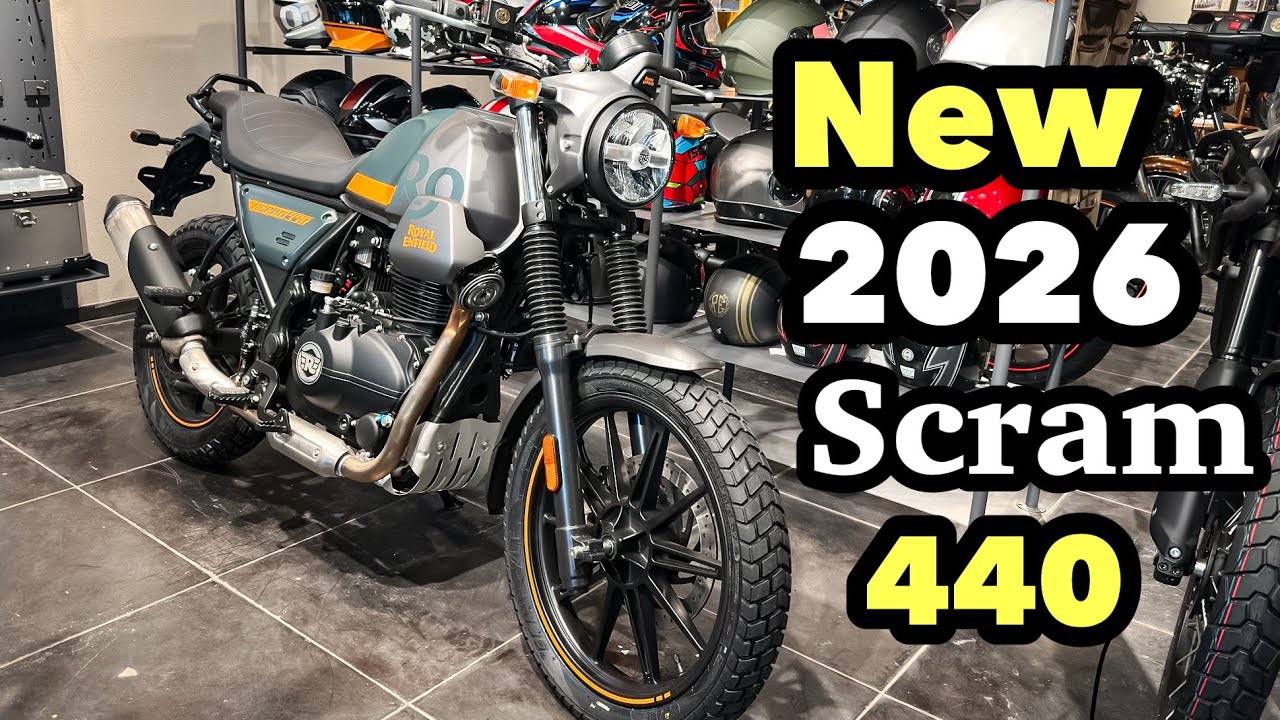 New 2026 2026 Royal Enfield Scram 440 Top Model Review🔥