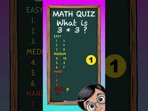 Test Your Math Skills: Take the Fun Quiz Challenge for kids and Score 10/10! #quiz #kids #gk