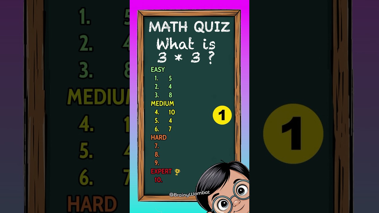 Math Skills Challenge: Fun Quiz for Kids