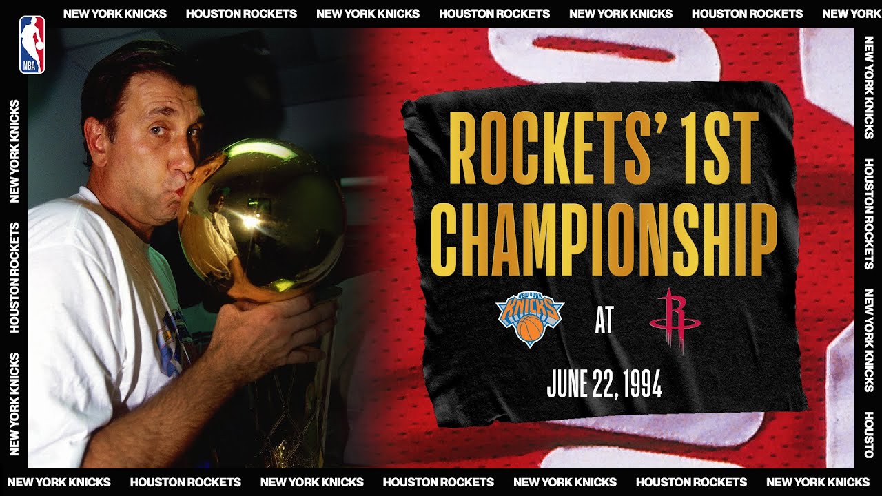 Rudy T Guides Rockets to 1994 NBA Title π