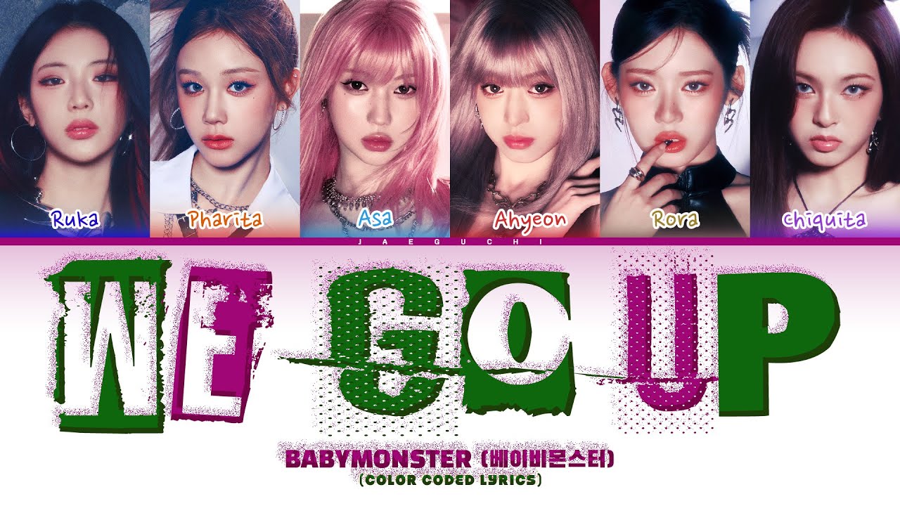BABYMONSTER's 'We Go Up' 🎶 Color-Coded Lyrics – Watch & Sing Along!