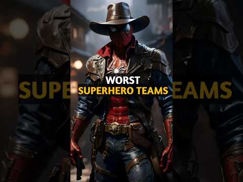 Worst Superhero Teams Of MARVEL Cinematic Universe 🤦 #shorts