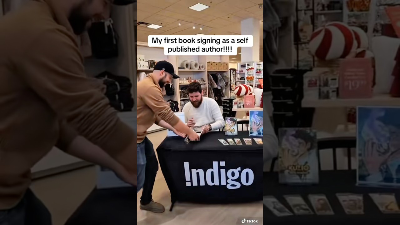 First Book Signing Thanks to Indigo! 📚
