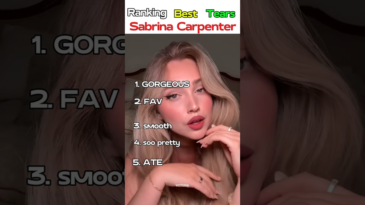 Top Sabrina Carpenter Tears Trend Clips 🎀