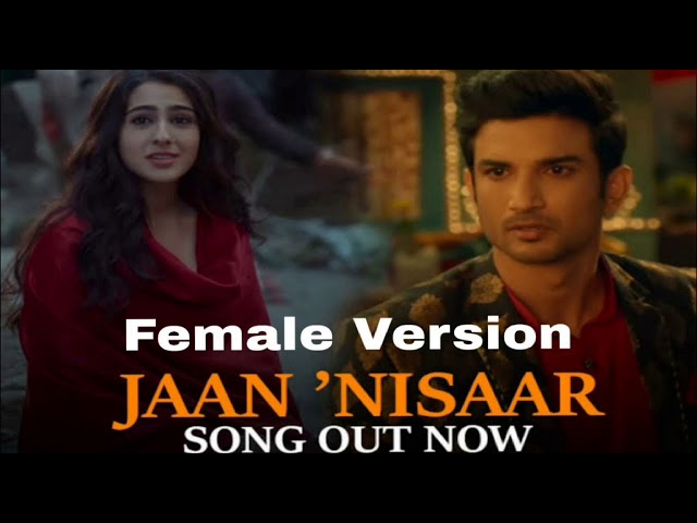 Listen to the Full Female Version of 'Jaan Nisaar' from Kedarnath 🎶 by Asees Kaur