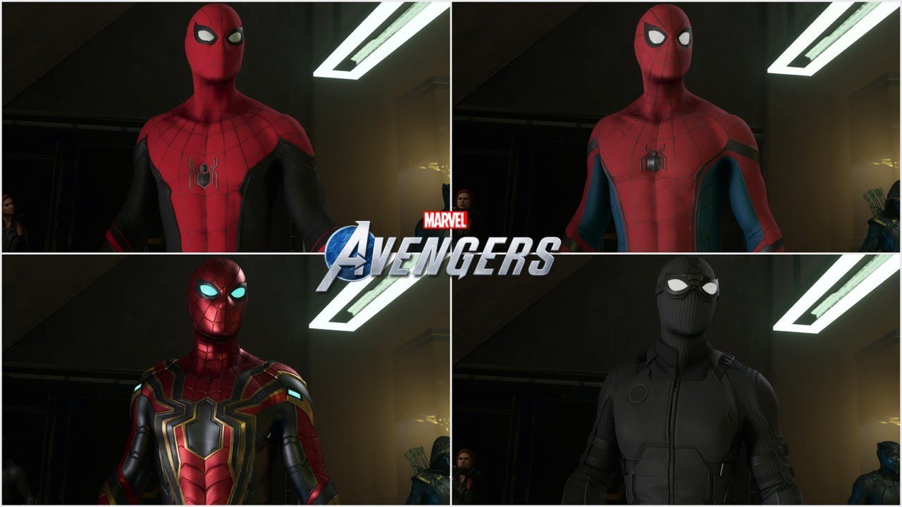 Spider-Man MCU Suits In Marvel’s Avengers