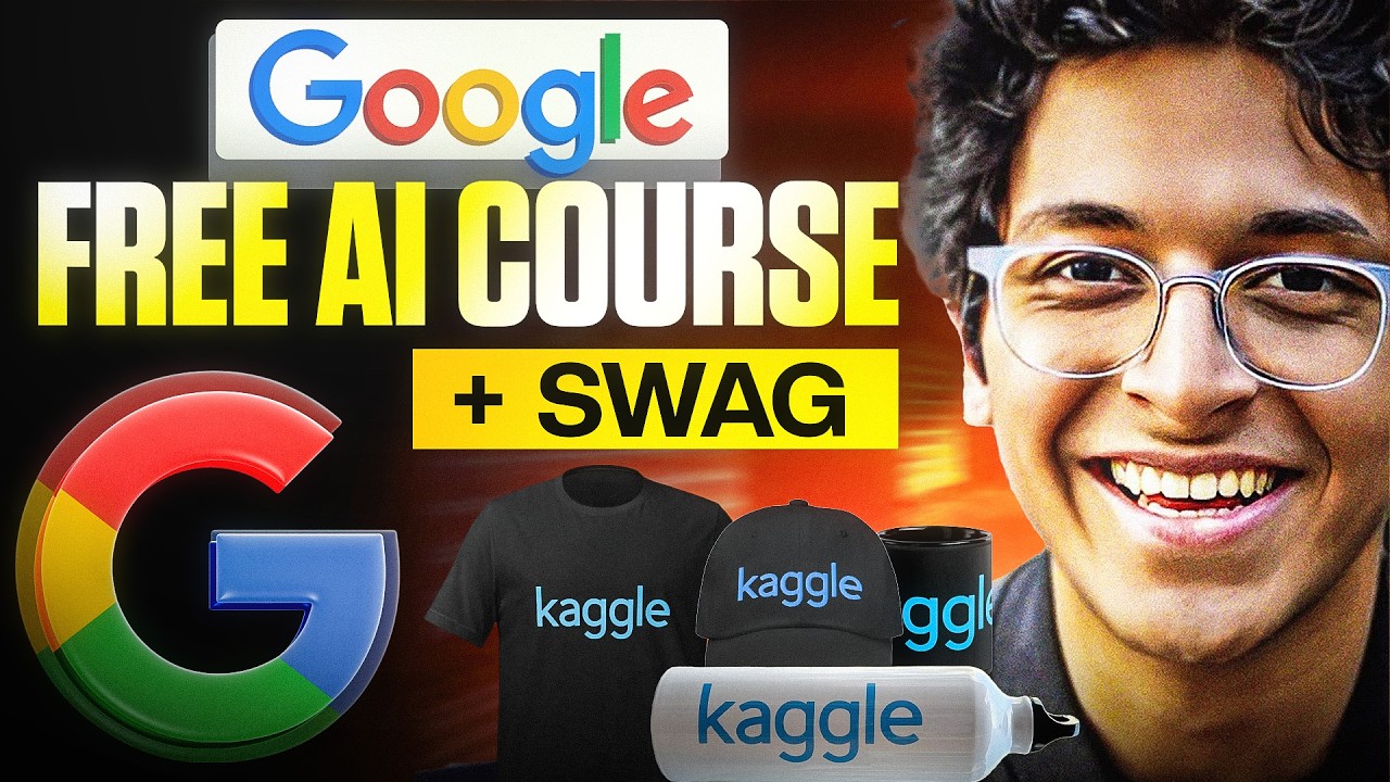 Google Announces Free AI Course with Certificate and Swag