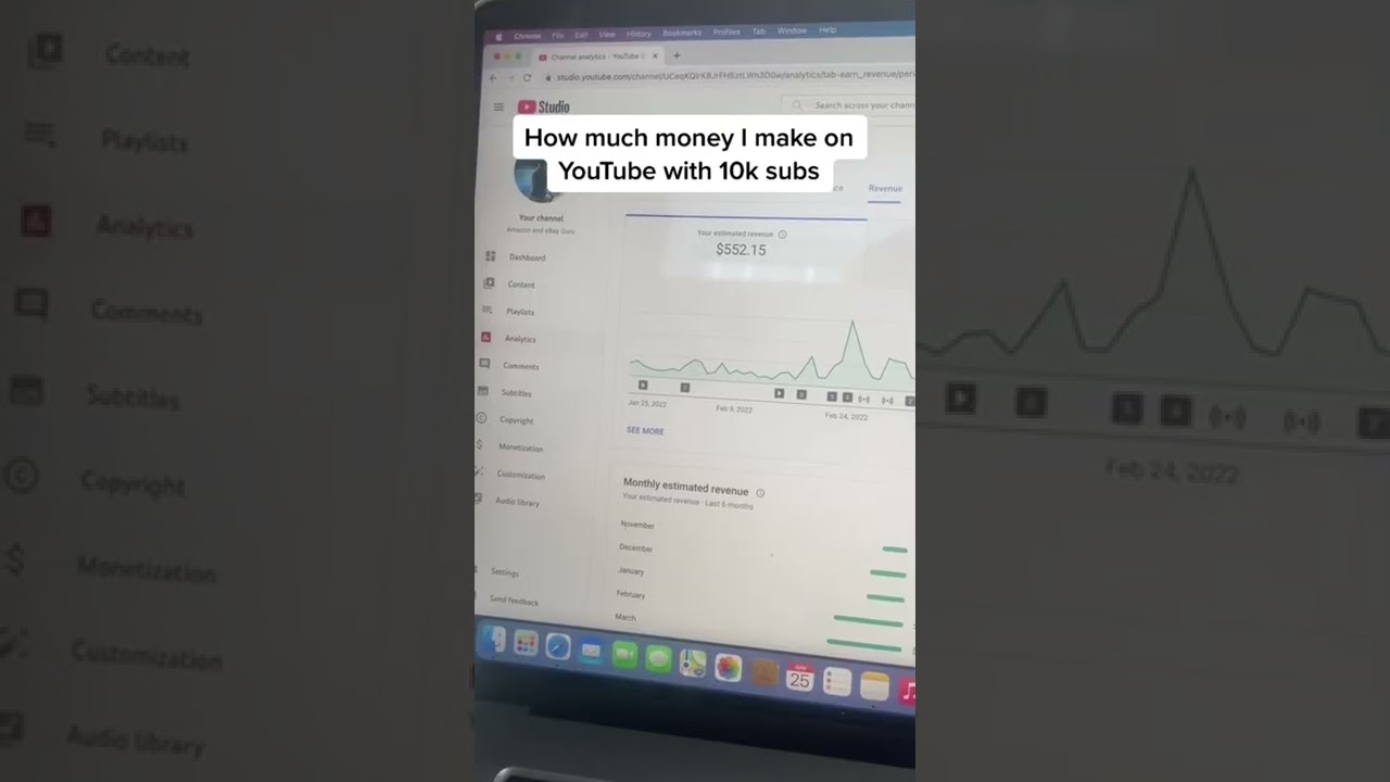 Earnings with 10k YouTube Subs π°