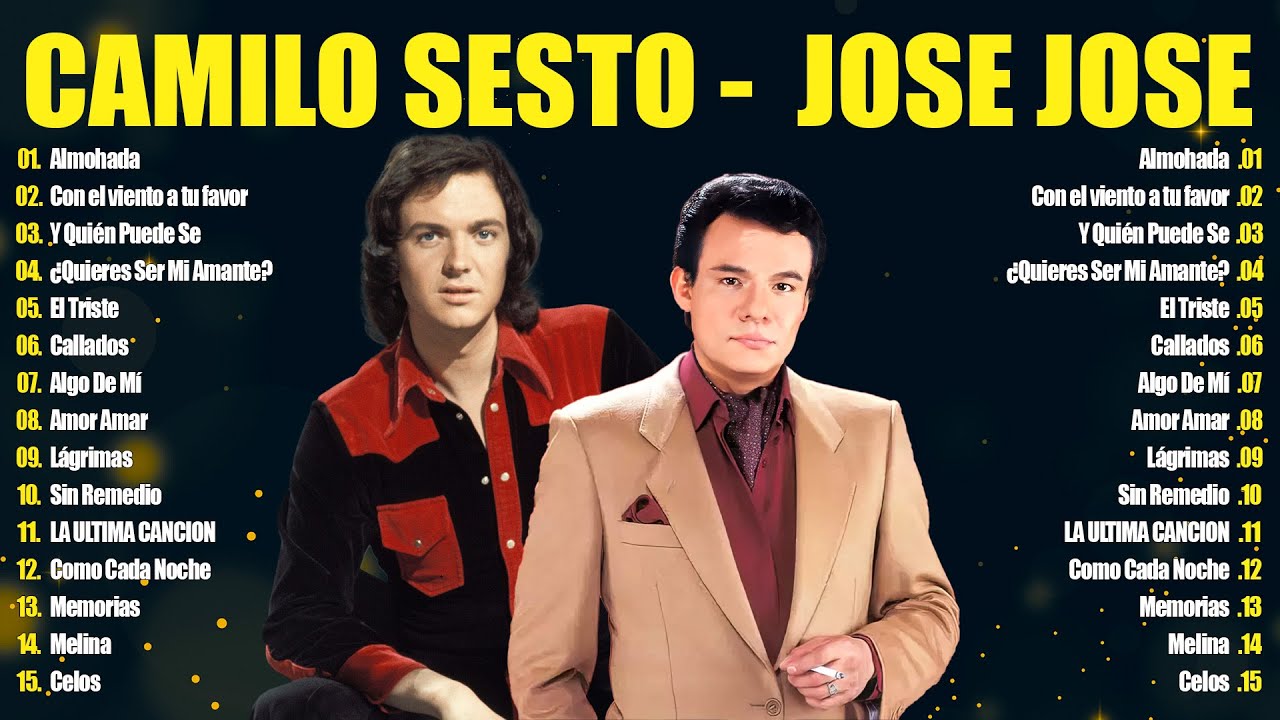 Camilo Sesto & José José: Romantic Ballads Mix 🎶