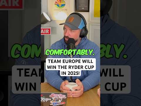 Team Europe win the Ryder Cup in 2025! 🏆 #golfpodcast #podcast