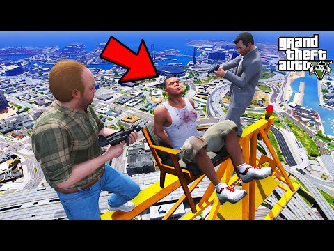 FRANKLIN Gets KIDNAPPED by His OWN FRIENDS in GTA 5 | SHINCHAN and CHOP