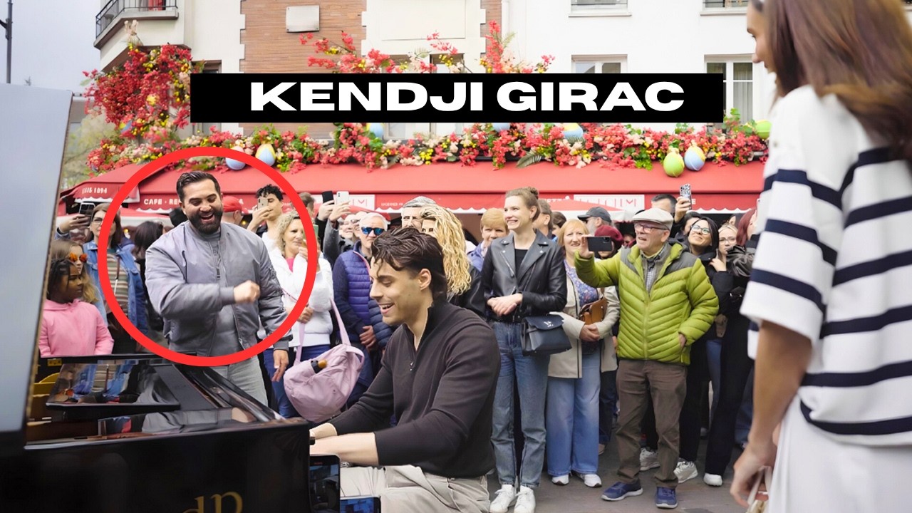 Kendji Girac Surprises Crowd Singing 'La Bohème' in Montmartre 🎶