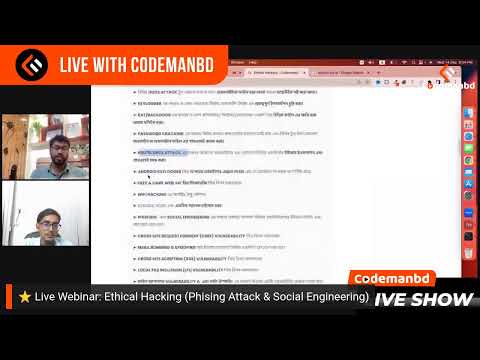 LIVE WEBINAR: Ethical Hacking (Phising & Social Engineering)