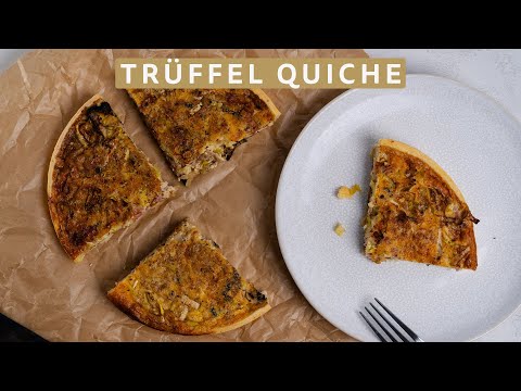 Quiche Rezept von der Trüffelmanufaktur I Der Klassiker: Quiche Lorraine verfeinert mit Trüffel