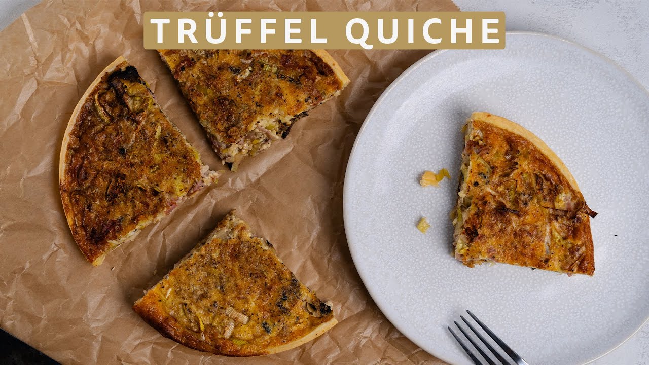 Trüffel-Quiche Lorraine: Das köstliche Rezept mit Luxus-Note 🧀