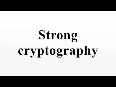 Strong cryptography