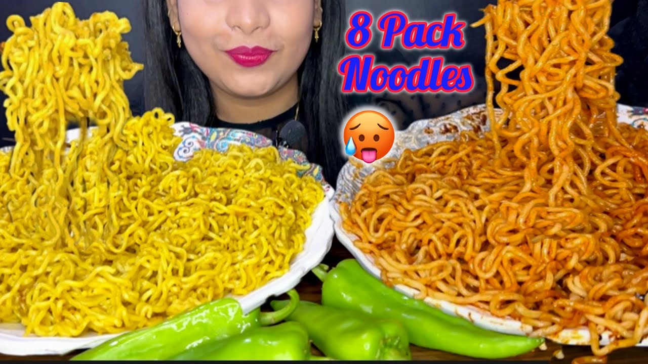 8-Pack Spicy Maggi Noodles Challenge 🔥