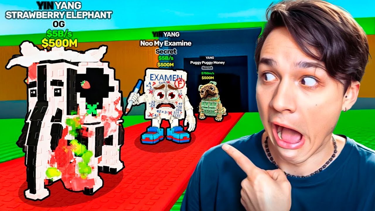 Купил 69Х Удачу и получил ИНЬ-ЯН Брейнроты в Roblox 🎮