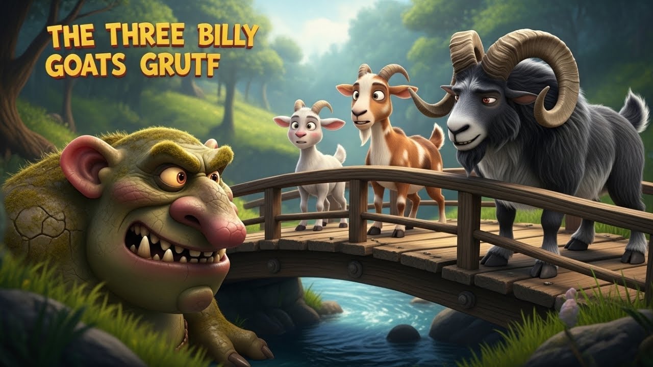 The Three Billy Goats Gruff | Classic Fairy Tale 🐐