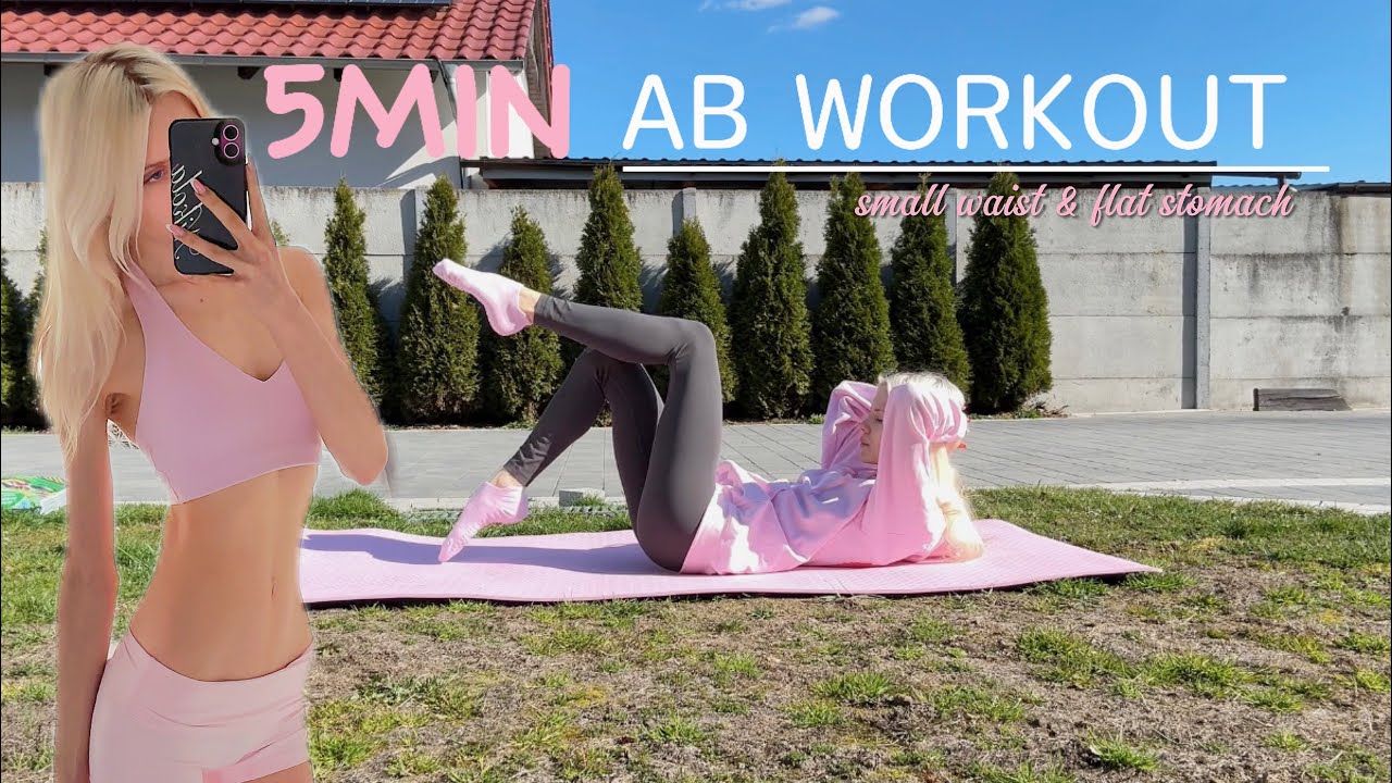 5-Min Ab Workout for Flat Stomach & Small Waist 💪