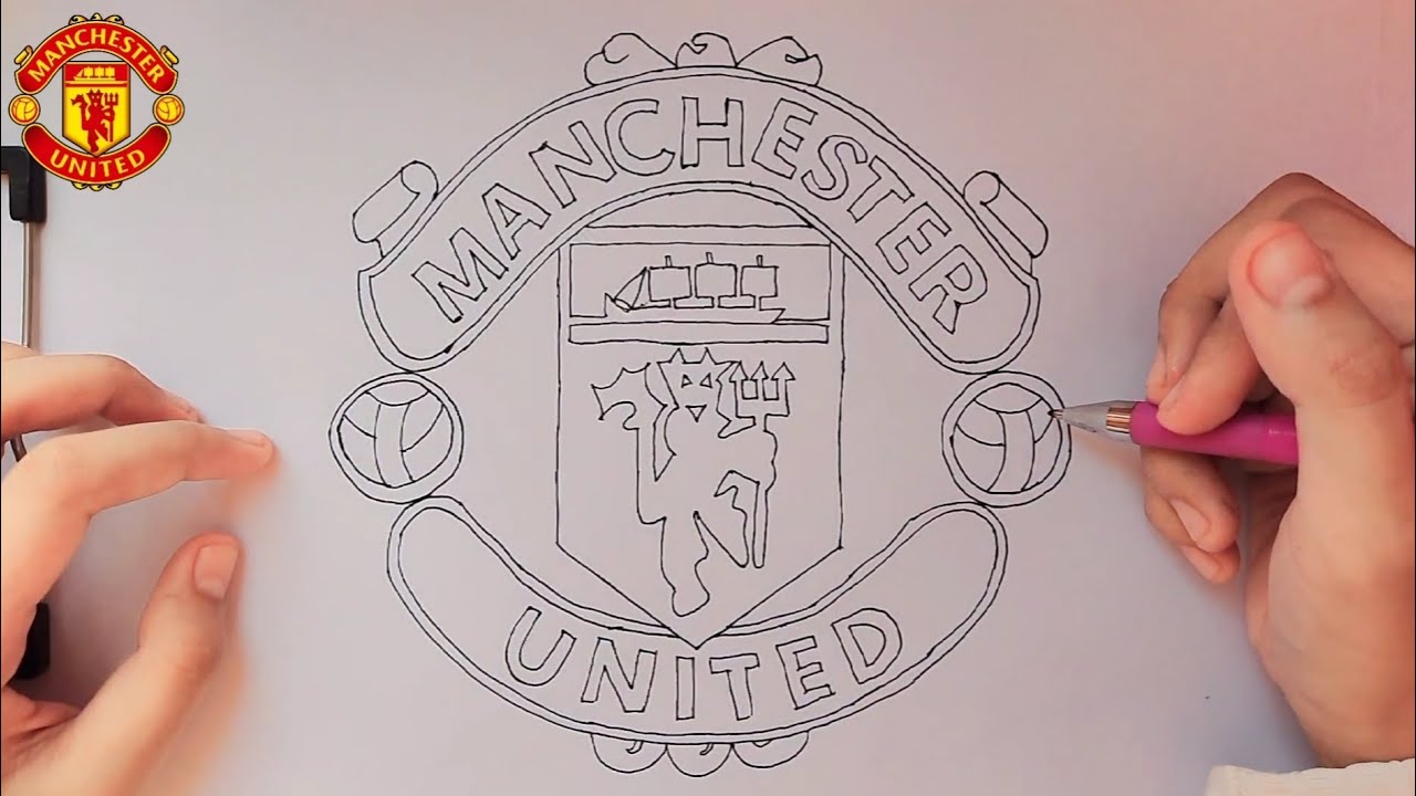 Cara Menggambar Manchester United 🏟️