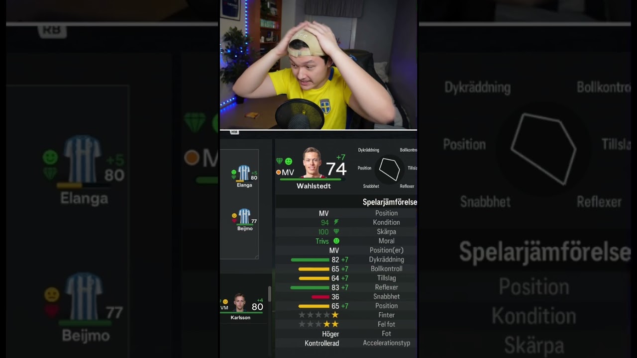 Svenska Landslaget i Premier League? ⚽️ Se Det Här! #FC24 #Svenska #Gaming