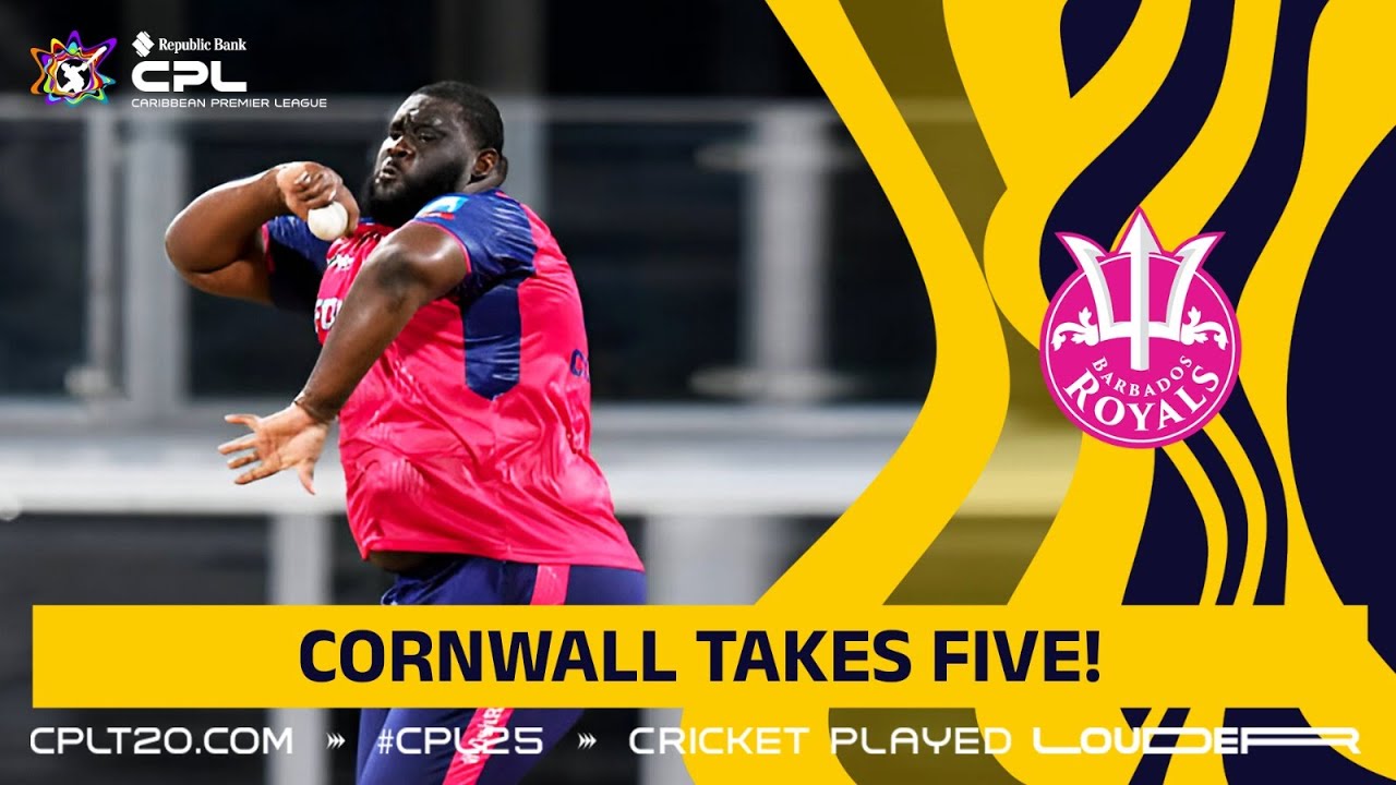 Rahkeem Cornwall's INCREDIBLE Five-Wicket Haul! π±