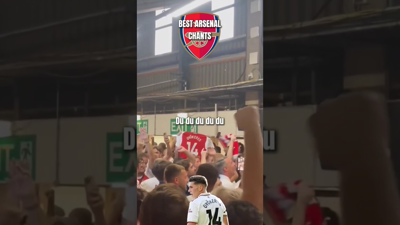 NEW CHANT🎶 | “His name is Viktor, Viktor Gyökeres!” 🎶 #manutd #arsenalchants #arsenalfans #gyokeres