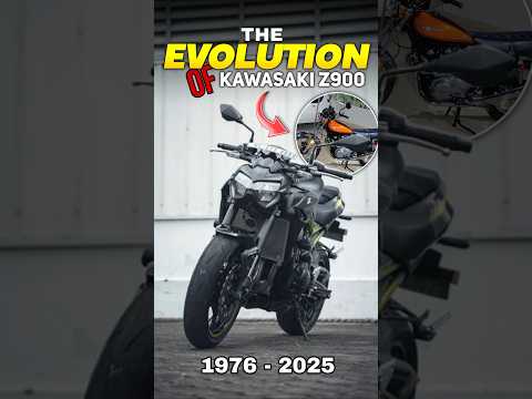 The Evolution of Kawasaki Z900 #z900 #ytshorts #shorts