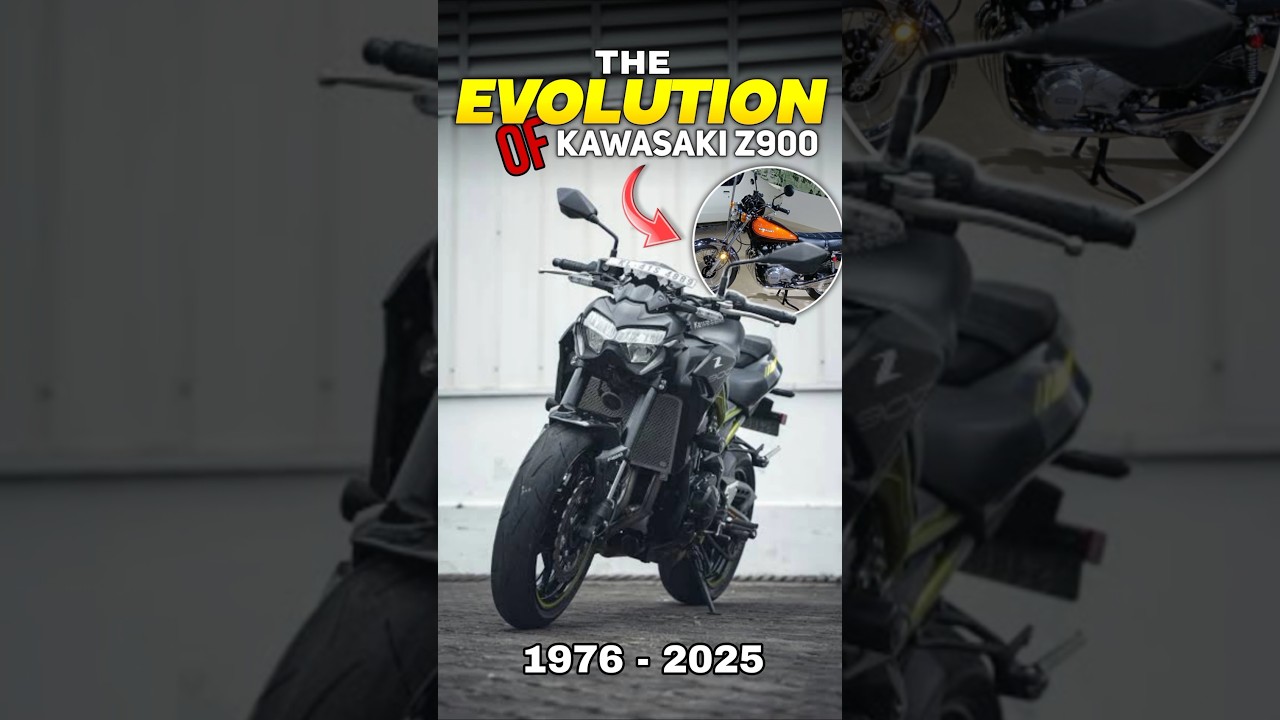 The Evolution of Kawasaki Z900 #z900 #ytshorts #shorts