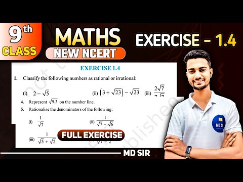 Class 9 Maths Chapter 1 | Number System Solutions | Exercise 1.4 Q1 to Q5