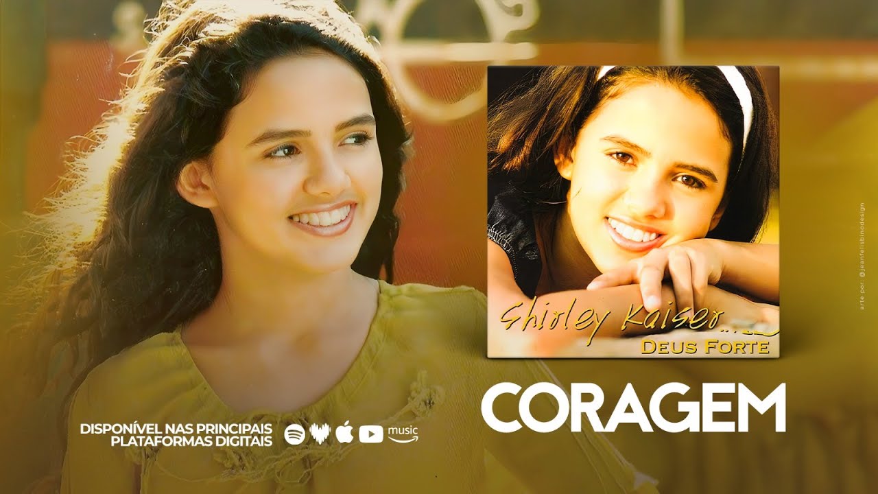 Shirley Kaiser - CORAGEM 🎵 (Lyric Video) | Álbum 'Deus Forte' (2004)