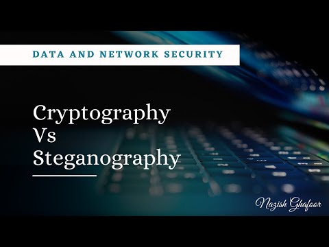 7 - Cryptography vs Steganography with examples| Data and Network Security | Digitize
